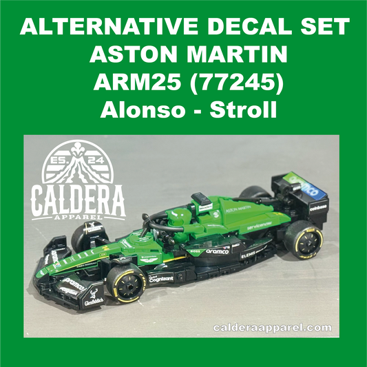 Alternative sticker pack for 77245 Aston Martin-AMR25 Livery