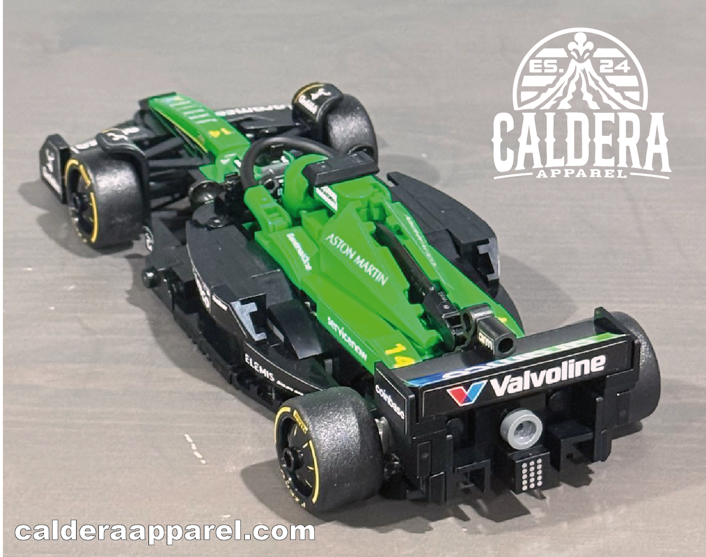 Alternative sticker pack for 77245 Aston Martin-AMR25 Livery