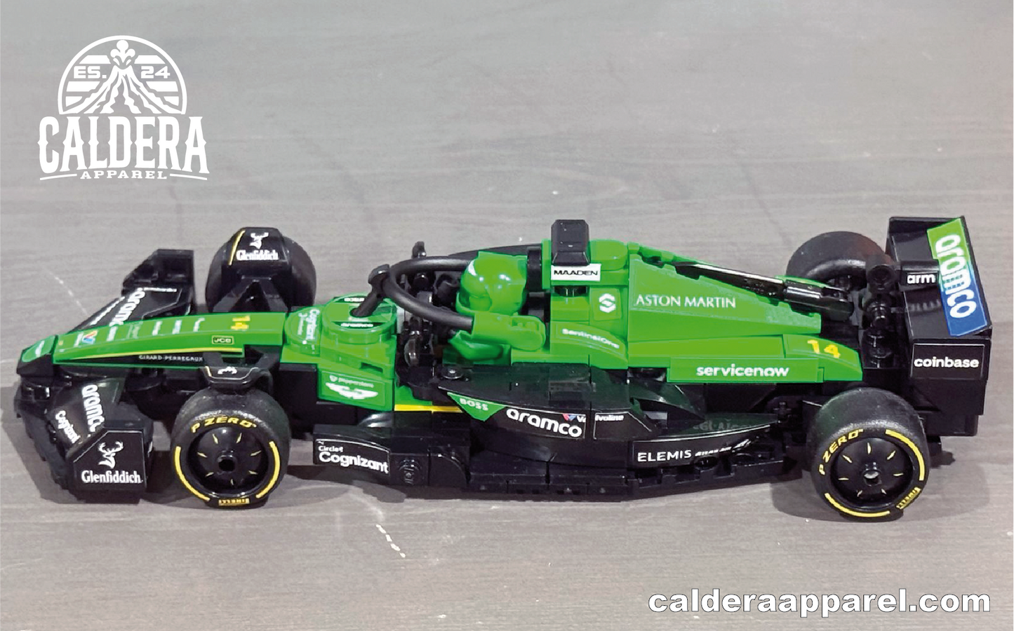 Alternative sticker pack for 77245 Aston Martin-AMR25 Livery