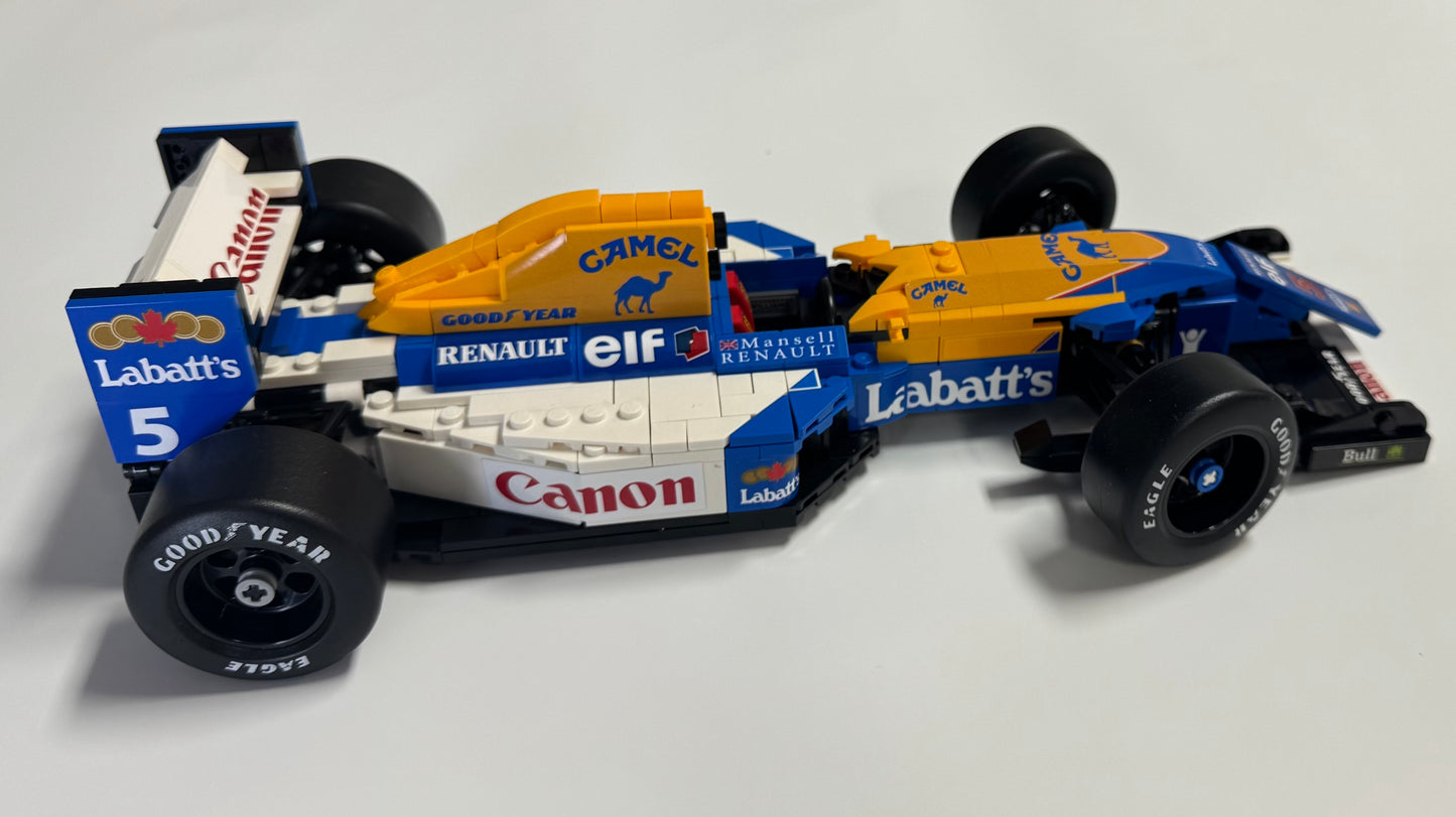 Alternative Sticker Pack for LEGO® Williams W14B – Premium Custom Decals for Model 10353