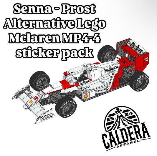 Lego Mp4-4 alternative sticker pack